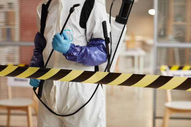 Professional Sewage Cleanup technician working in Brick, NJ